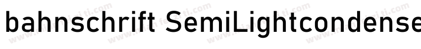 bahnschrift SemiLightcondensed字体转换
